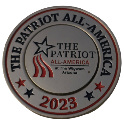 The Patriot All-America & The Thunder Bolt Challenge Coin