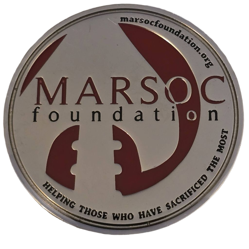 MARSOC Foundation & Level Zero Heroes Challenge Coin — front