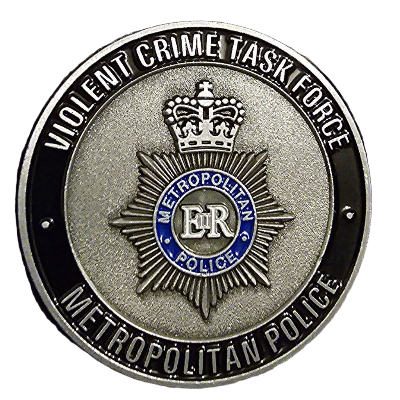 Metropolitan Police Violent Crime Taskforce Challenge Coin