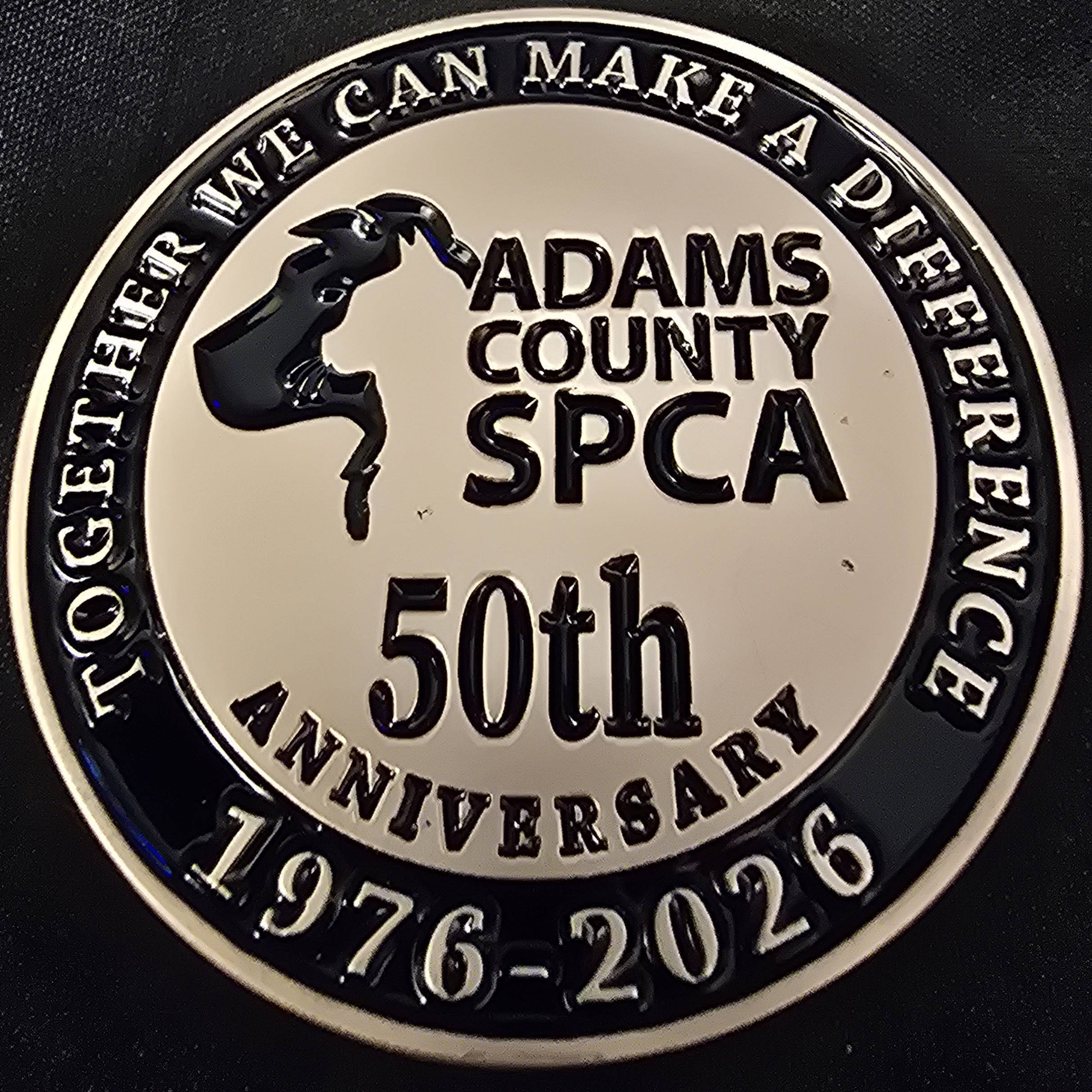 Adams County SPCA 50TH ANNIVERSARY — back