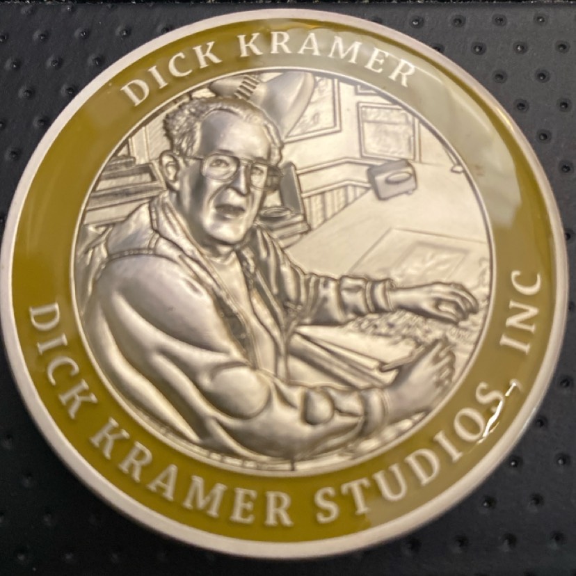 Tactical K9 Dick Kramer coin 13 in a series — back