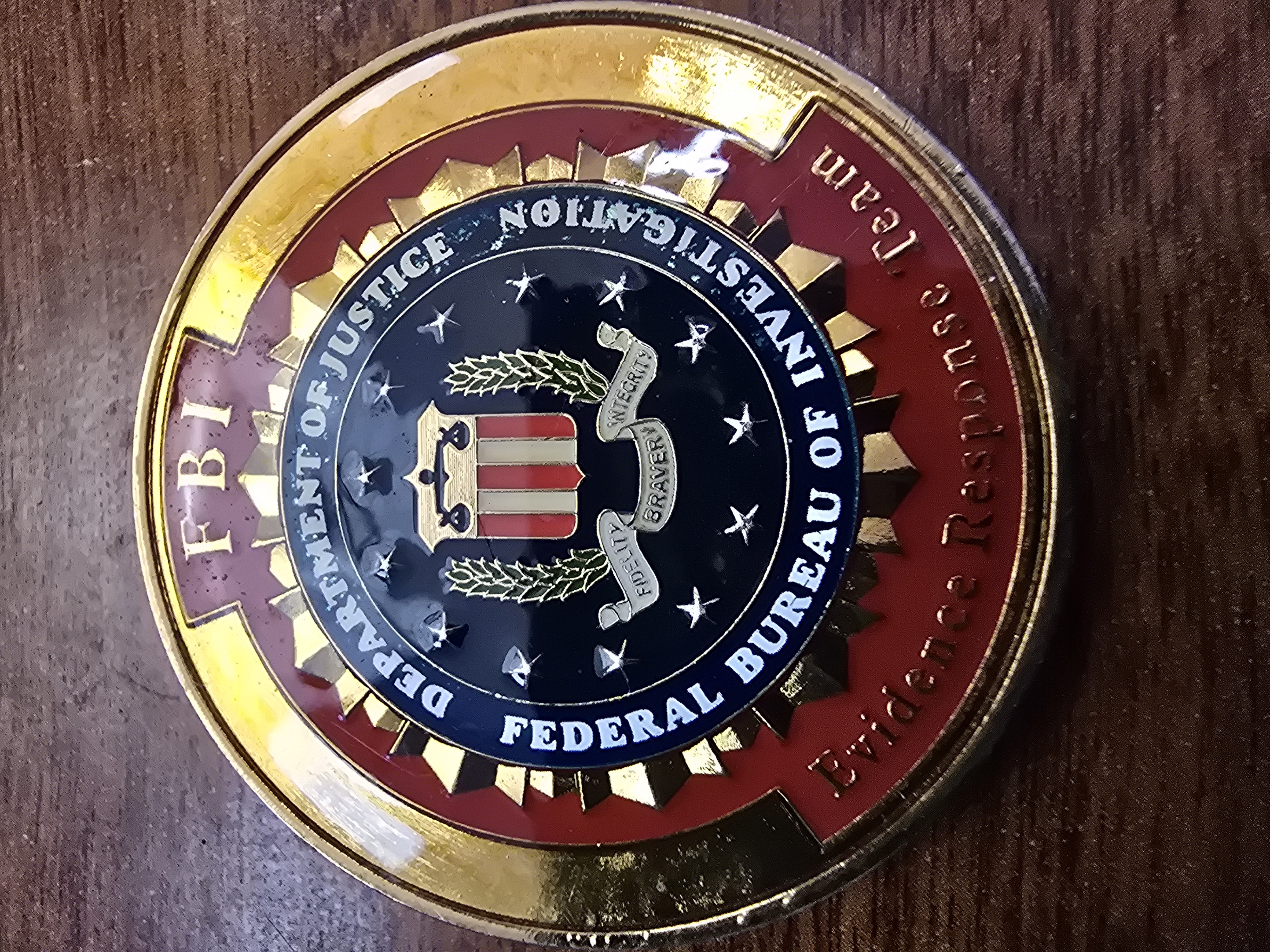FBI evidence collection. — front