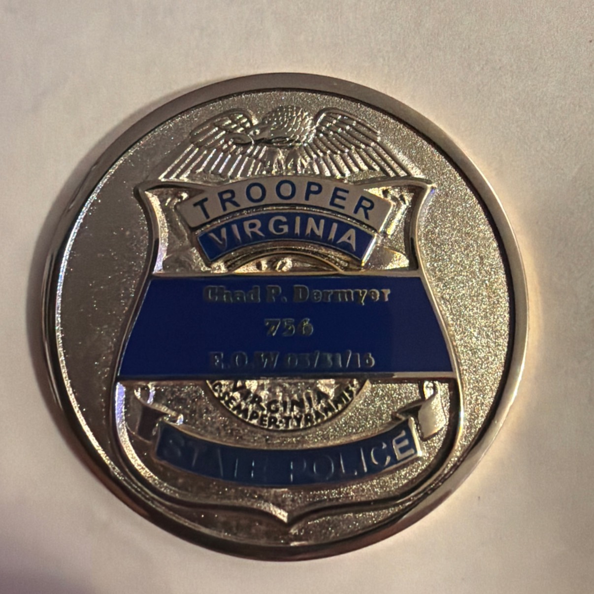 EOW C.P. Dermyer — front