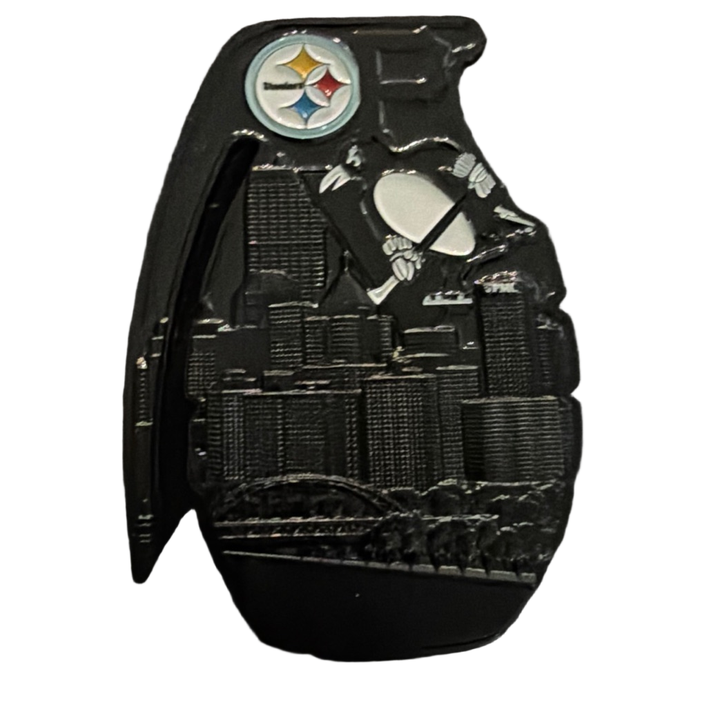 Pennsylvania State Police Grenade — back