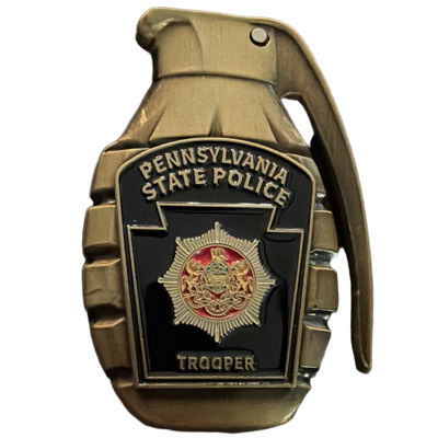 Pennsylvania State Police  Bronze Grenade