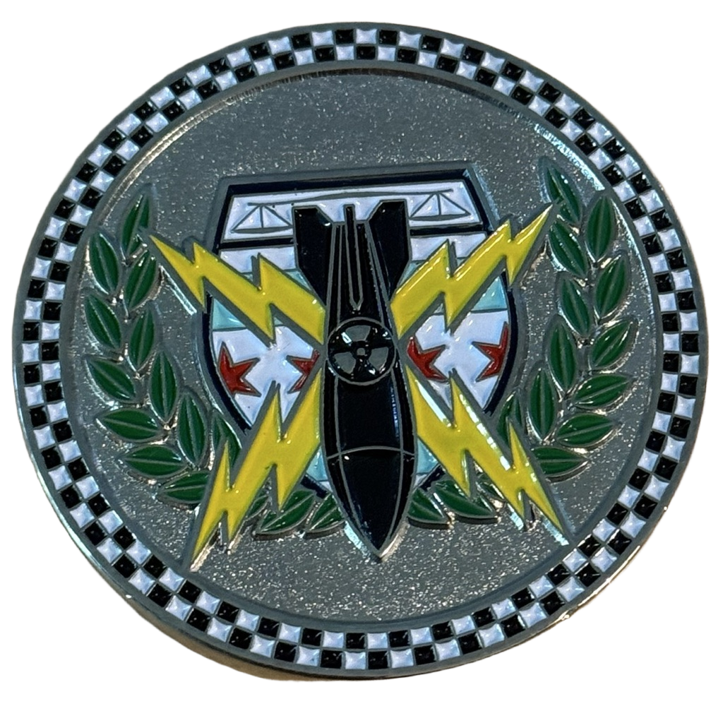 Chicago Police Bomb Squad Challenge Coin — back
