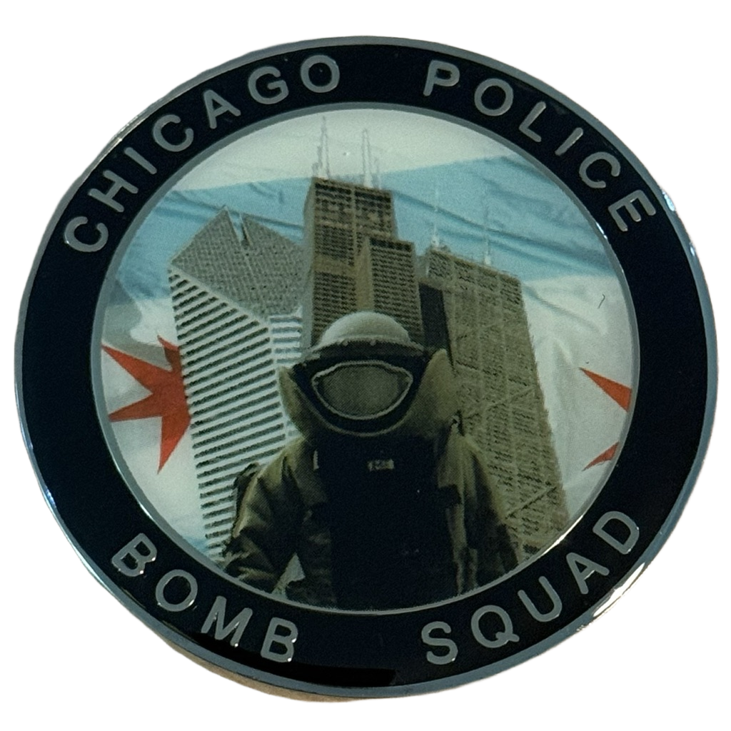 Chicago Police Bomb Squad Challenge Coin — front