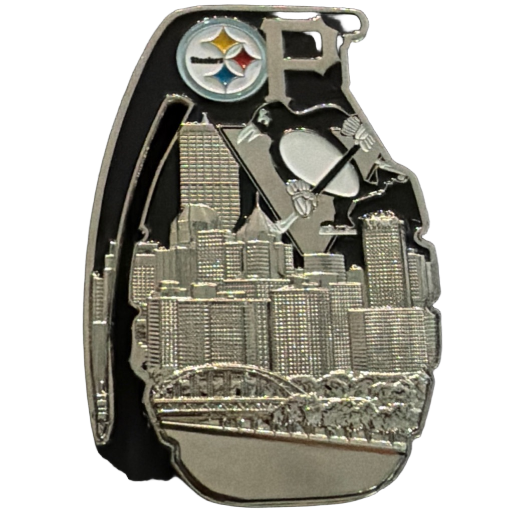 Pennsylvania State Police Grenade — back