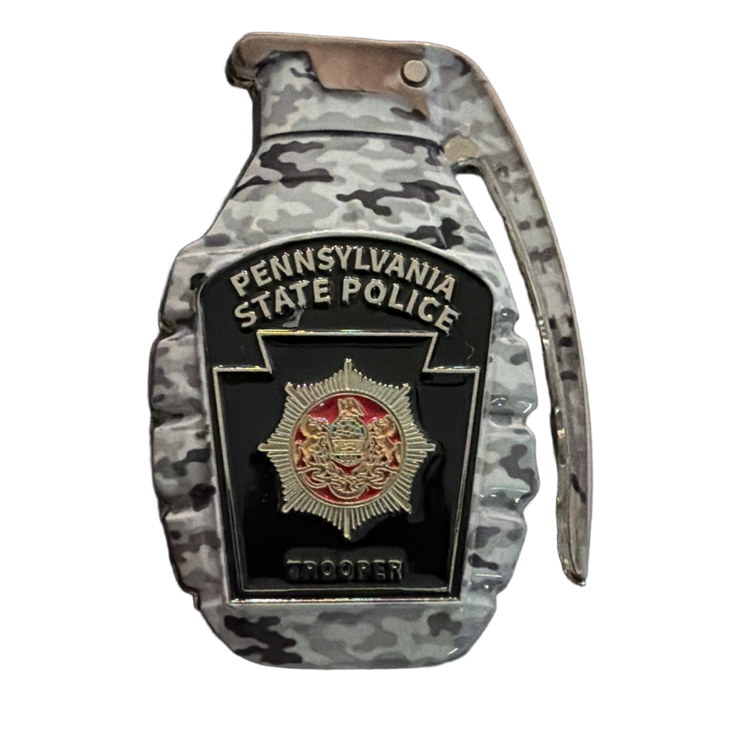 Pennsylvania State Police Grenade — front