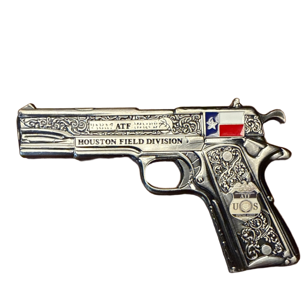 Houston ATF Gun’s Blazing gun — front