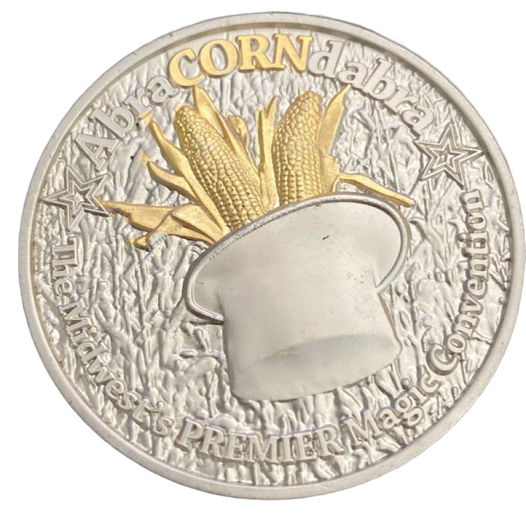 Jeff Hobson Corn AbracornDabra Challenge Coin — front