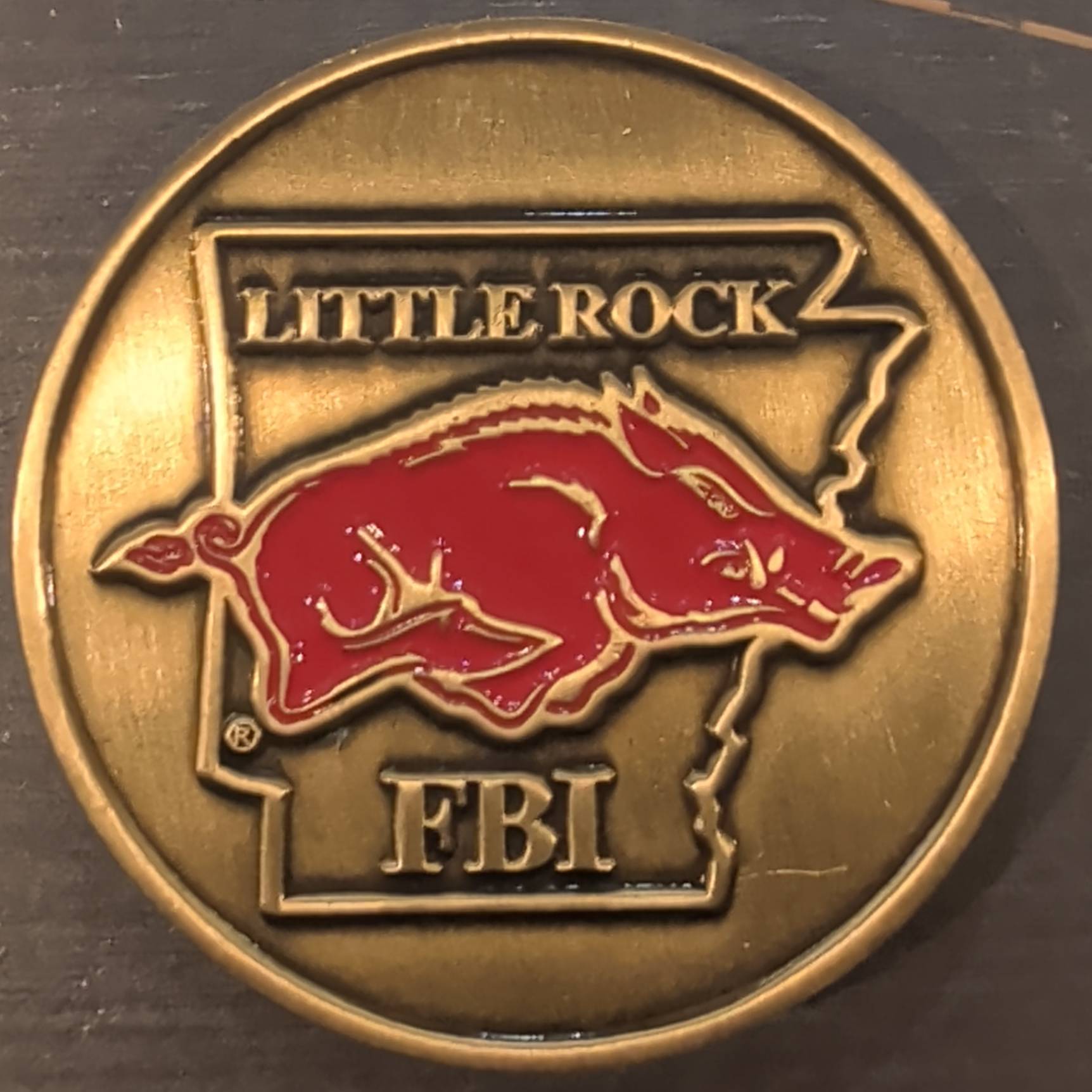 FBI Little Rock Razorback — front