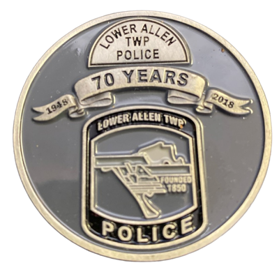 Lower Allen Township Police 70 Years Anniversary Challenge Coin
