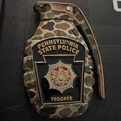 Pennsylvania State Police Trooper Camo Grenade