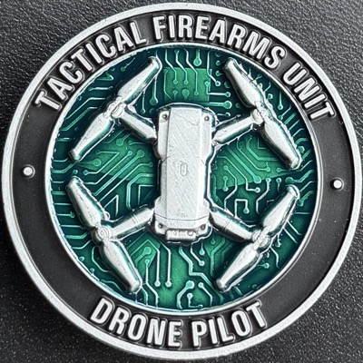 Kent Police Tactical Firearms Unit Drone Pilot Challenge Coin