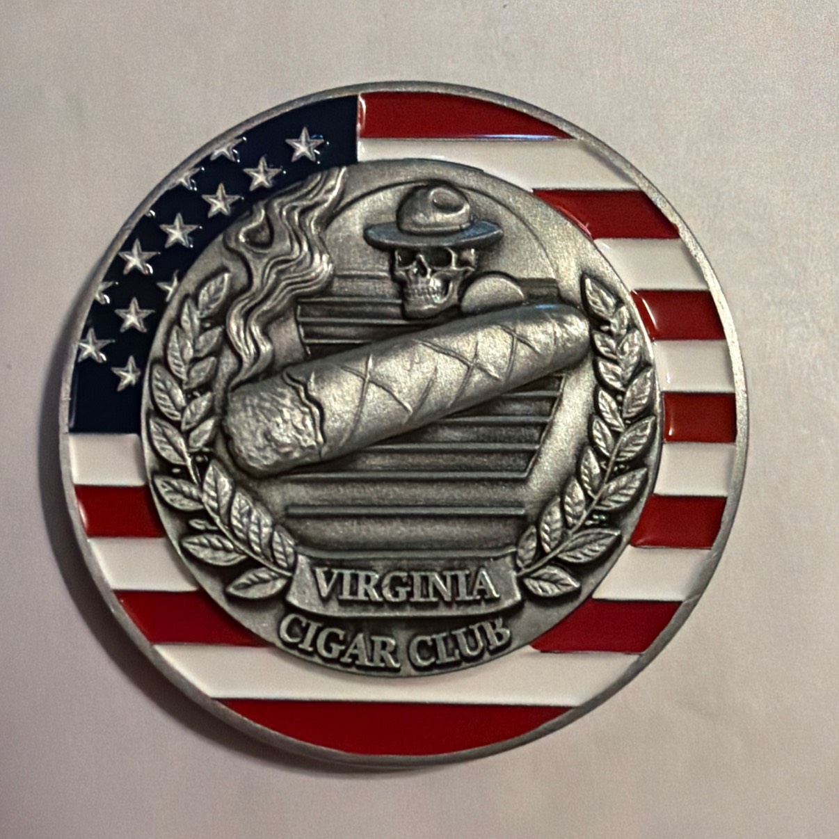 Virginia State Police Cigar Club — back