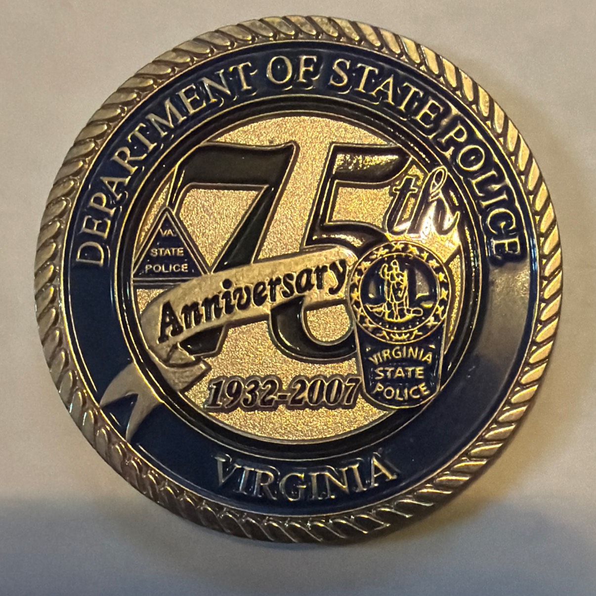75th anniversary — front